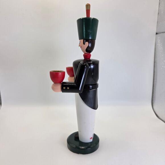 Erzgebirge German Candle Holder Soldier Volkskunst Seiffen Schalling - Picture 2 of 14